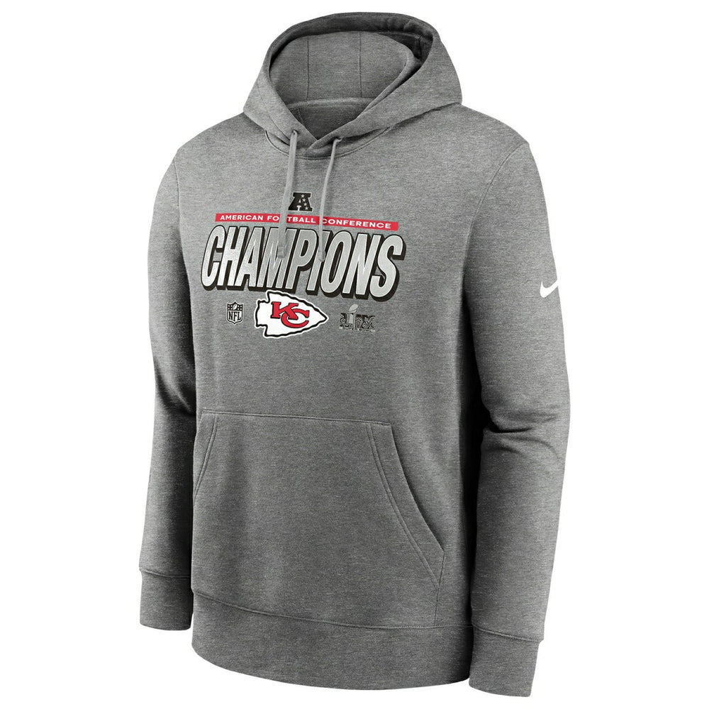 Kansas City Chiefs 2024-25 AFC Champions Locker Room Nike NFL Hoodie - Taass Online