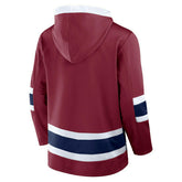 Colorado Avalanche Laced NHL Hoodie Red - Taass for sale