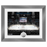 Colorado Avalanche Art Deco Stadium Silver Coin Framed NHL Photo - Taass Online
