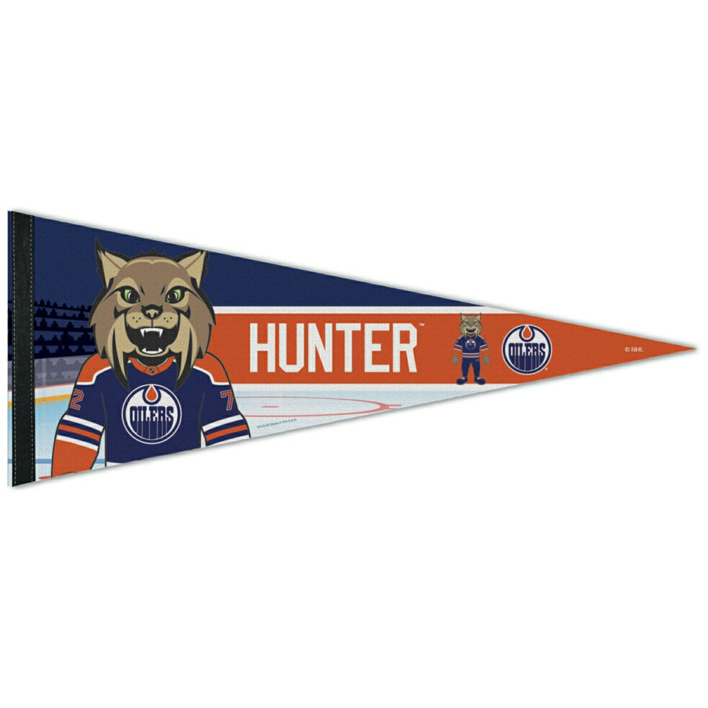 Edmonton Oilers Hunter Mascot Premium NHL Pennant - Taass on sale