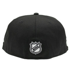 Edmonton Oilers Black & Chrome 59FIFTY Fitted NHL Cap Black - Taass US