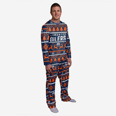 Edmonton Oilers NHL Holiday Pajamas Set (2-Piece) - Taass outlet