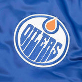 Edmonton Oilers Enforcer NHL Varsity Satin Jacket - Taass for sale