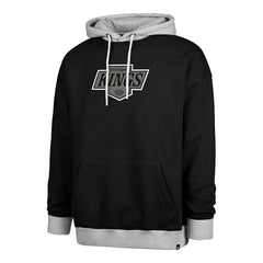 Los Angeles Kings Patch '47 Drop Shoulder NHL Hoodie Black - Taass for sale