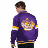 Los Angeles Kings Starter Vintage Diveplay NHL Varsity Jacket - Taass on sale