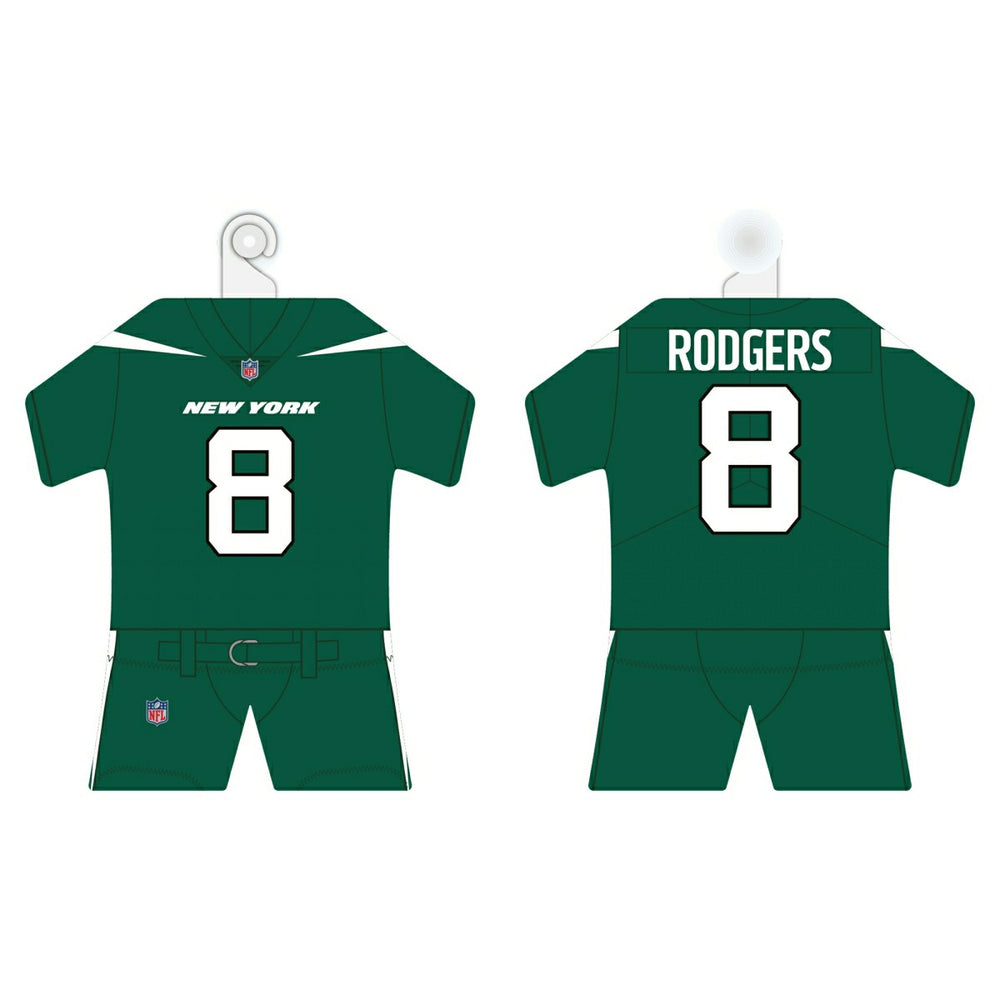 Aaron Rodgers New York Jets NFL Mini Car Jersey Kit - Taass sale