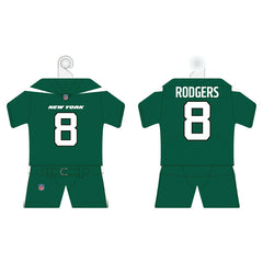 Aaron Rodgers New York Jets NFL Mini Car Jersey Kit - Taass sale