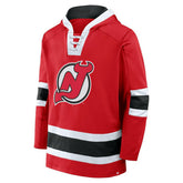 New Jersey Devils Laced NHL Hoodie Red - Taass sale