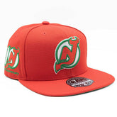 New Jersey Devils Vintage Mitchell & Ness Fitted NHL Cap Red - Taass sale