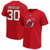 Martin Brodeur #30 New Jersey Devils Alumni Fanatics NHL T-Shirt Red - Taass US