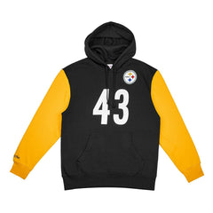 Troy Polamalu #43 Pittsburgh Steelers N&N Player NFL Hoodie Black - Taass on sale