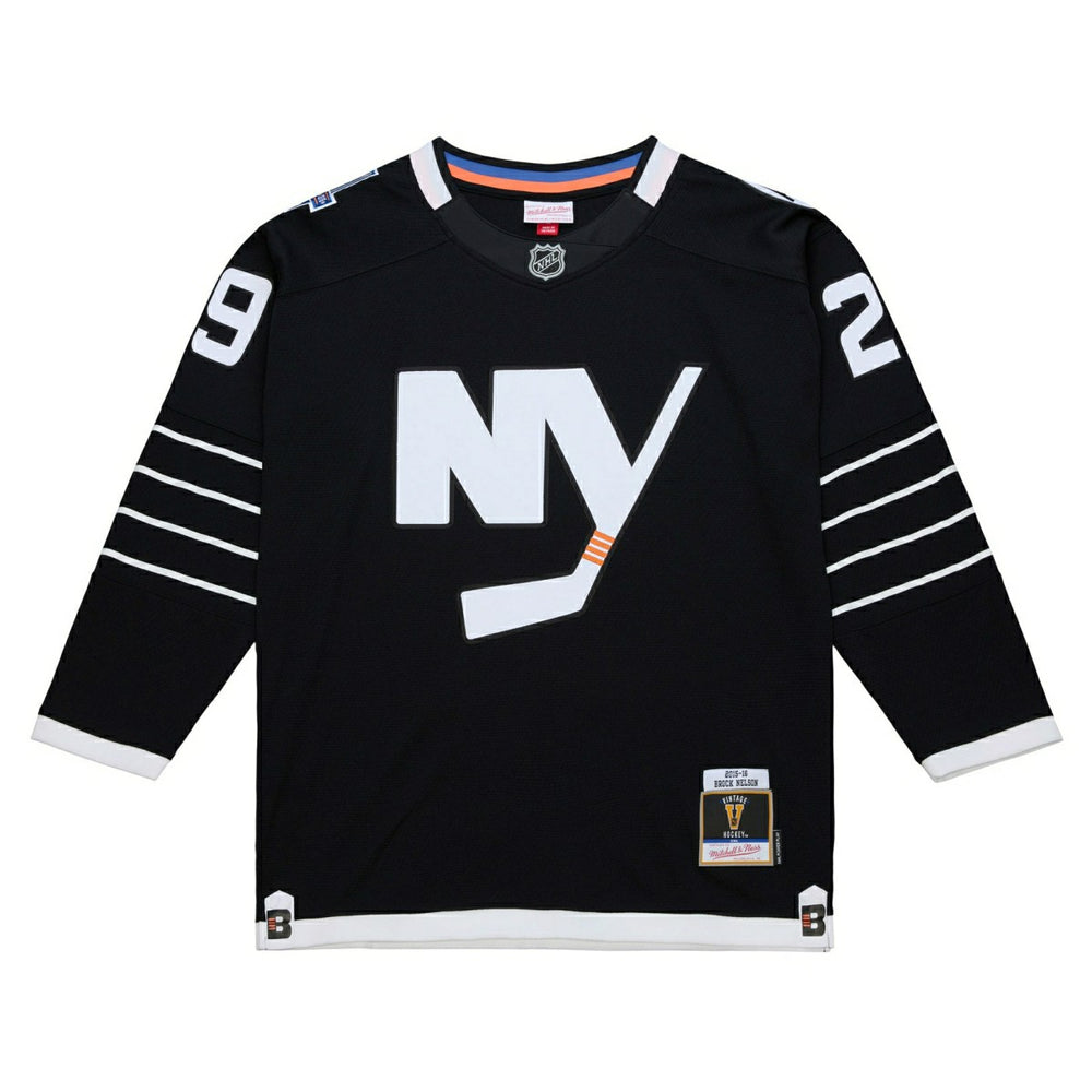Brock Nelson #29 New York Islanders 2015-16 Premium Power Play NHL Jersey Black - Taass Online
