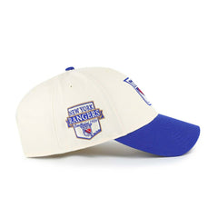 New York Rangers Established Patch Sure MVP Snapback NHL Cap Natural - Taass Online