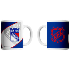New York Rangers Shadow Logo & Shield NHL Mug (330 ml) - Taass Online