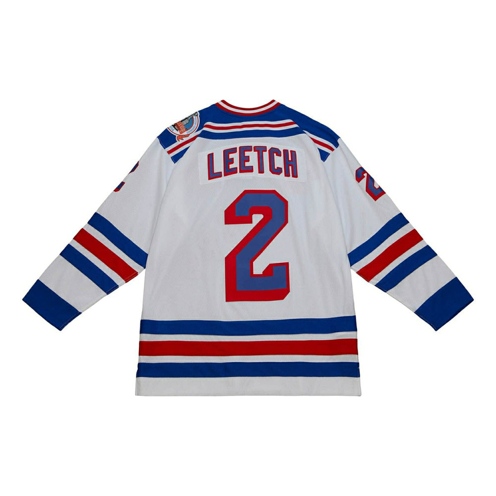 Brian Leetch #2 New York Rangers 1993-94 Mitchell & Ness NHL Jersey White - Taass on sale