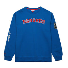 New York Rangers Mitchell & Ness There and Back NHL Crewneck Sweater - Taass discount