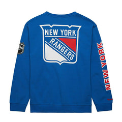 New York Rangers Mitchell & Ness There and Back NHL Crewneck Sweater - Taass discount