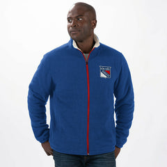 New York Rangers G-III Leisure NHL Sherpa Jacket - Taass US