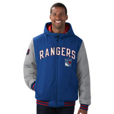 New York Rangers G-III Cold Front NHL Winter Jacket - Taass on sale