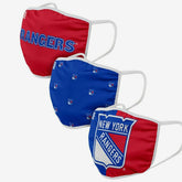 New York Rangers Face Covering NHL Face Mask (3-Pack) - Taass for sale