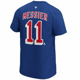 Mark Messier #11 New York Rangers Fanatics Alumni Player NHL T-Shirt Blue - Taass discount
