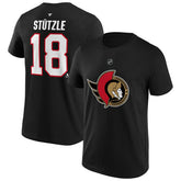 Tim Stützle #18 Ottawa Senators Player NHL T-Shirt Black - Taass outlet