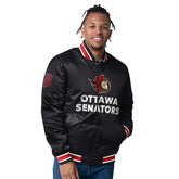 Ottawa Senators Closer Reversible NHL Varsity Jacket Black/Red - Taass on sale