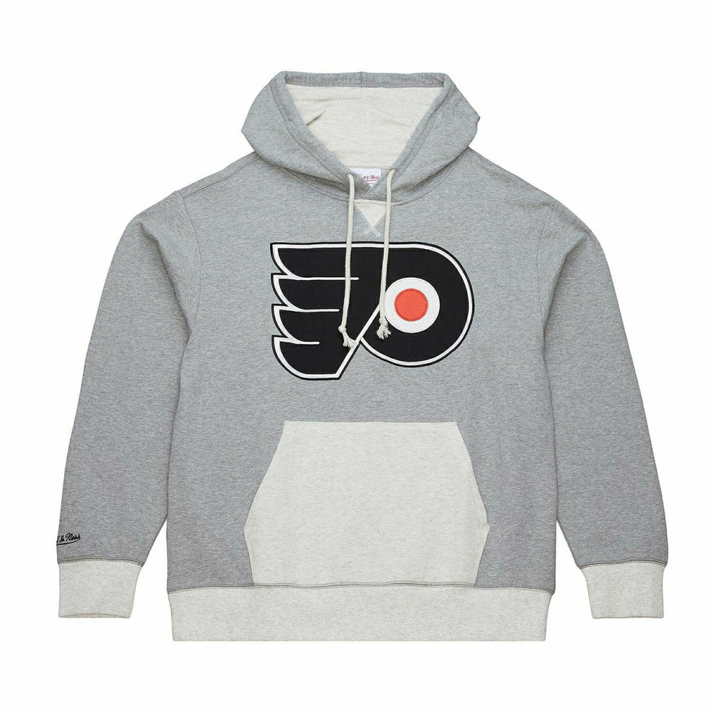 Philadelphia Flyers Mitchell & Ness Heritage Fleece NHL Hoodie Gray - Taass Online
