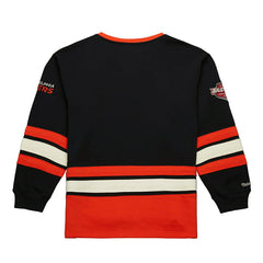 Philadelphia Flyers Mitchell & Ness Heritage NHL Lace-Up Jersey Crew - Taass on sale