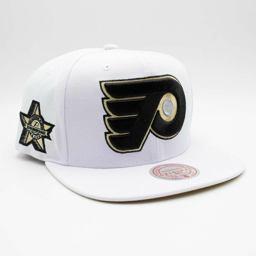 Philadelphia Flyers Winter White Mitchell & Ness Snapback NHL Cap - Taass outlet