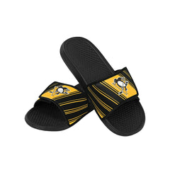 Pittsburgh Penguins Legacy Velcro NHL Sport Slides - Taass Online