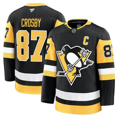 Sidney Crosby #87 Pittsburgh Penguins Premium NHL Jersey Home Black - Taass outlet