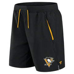 Pittsburgh Penguins 2024/25 Authentic Pro Locker Room NHL Shorts Black - Taass on sale