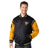 Pittsburgh Penguins Enforcer NHL Varsity Satin Jacket - Taass for sale