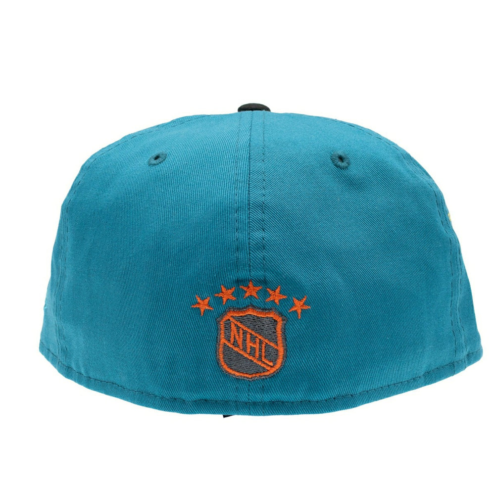 San Jose Sharks 5th Anniversary 59FIFTY Fitted NHL Cap Teal - Taass outlet
