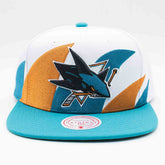 San Jose Sharks Sharktooth 2-Tone Mitchell & Ness Snapback NHL Cap - Taass US