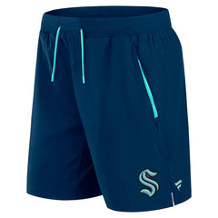 Seattle Kraken 2024/25 Authentic Pro Locker Room NHL Shorts Navy - Taass on sale
