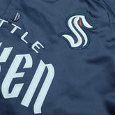Seattle Kraken Mitchell & Ness Lightweight Satin NHL Jacket - Taass Online