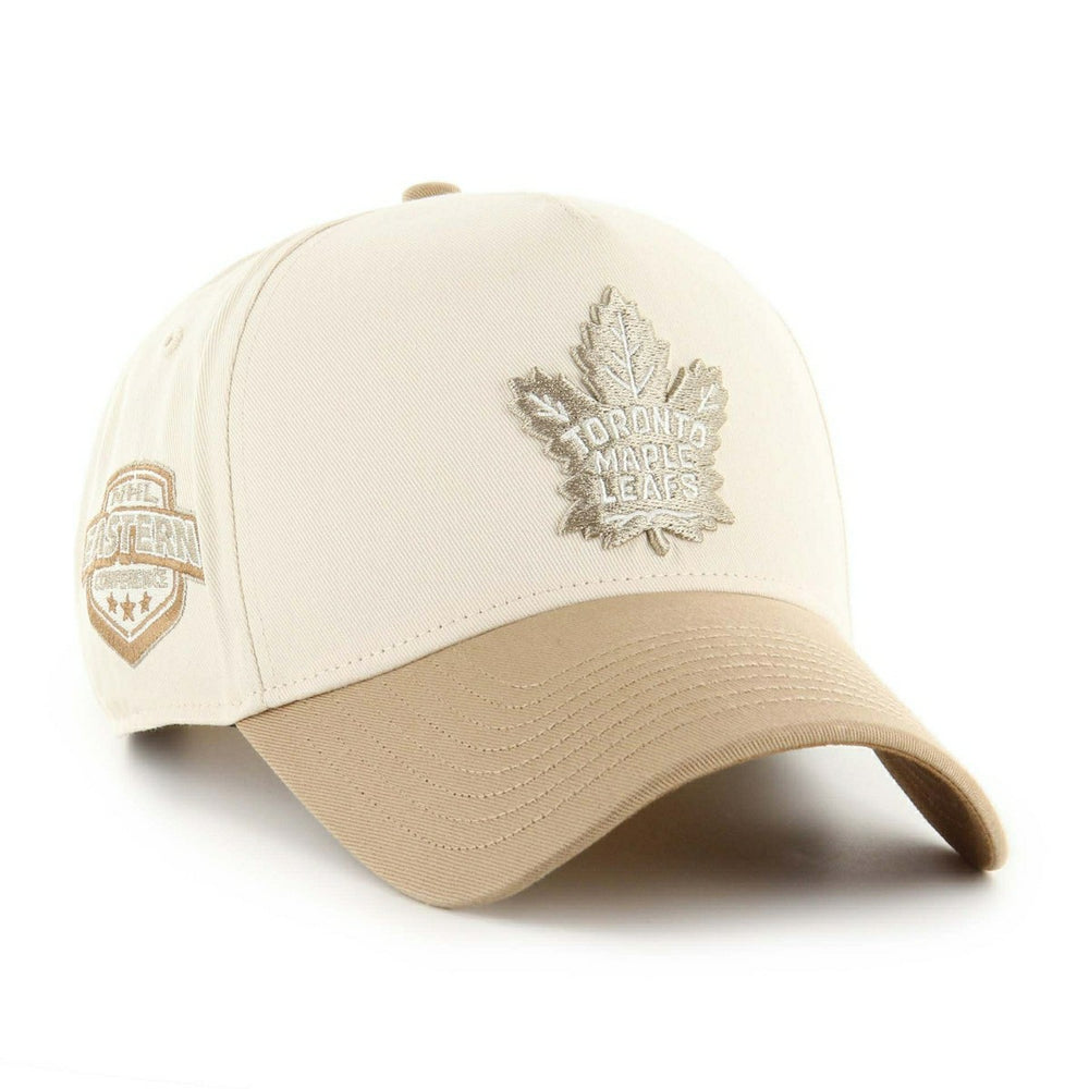 Toronto Maple Leafs Conference Patch Snapback '47 MVP NHL Cap Natural - Taass US