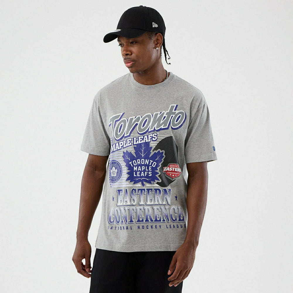 Toronto Maple Leafs Sport Classics Oversized NHL T-Shirt Gray - Taass discount
