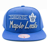 Toronto Maple Leafs Retro Lock Up Mitchell & Ness Snapback NHL Cap Blue - Taass sale