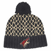 Arizona Coyotes 2019/20 Goal Net NHL Knit Hat /w Pom - Taass sale