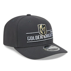 Vegas Golden Knights NHL Stated 9SEVENTY Stretch-Snap Cap Charcoal - Taass outlet