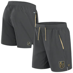 Vegas Golden Knights 2024/25 Authentic Pro Locker Room NHL Shorts Gray - Taass US