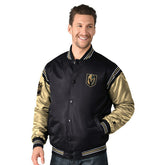 Vegas Golden Knights Enforcer NHL Varsity Satin Jacket - Taass sale