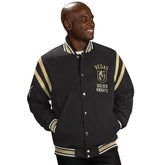 Vegas Golden Knights G-III Tailback NHL Varsity Jacket Black - Taass discount