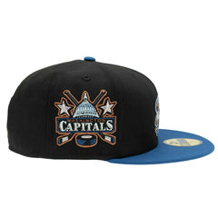 Washington Capitals Vintage Logo 59FIFTY Fitted NHL Cap Black/Blue - Taass sale