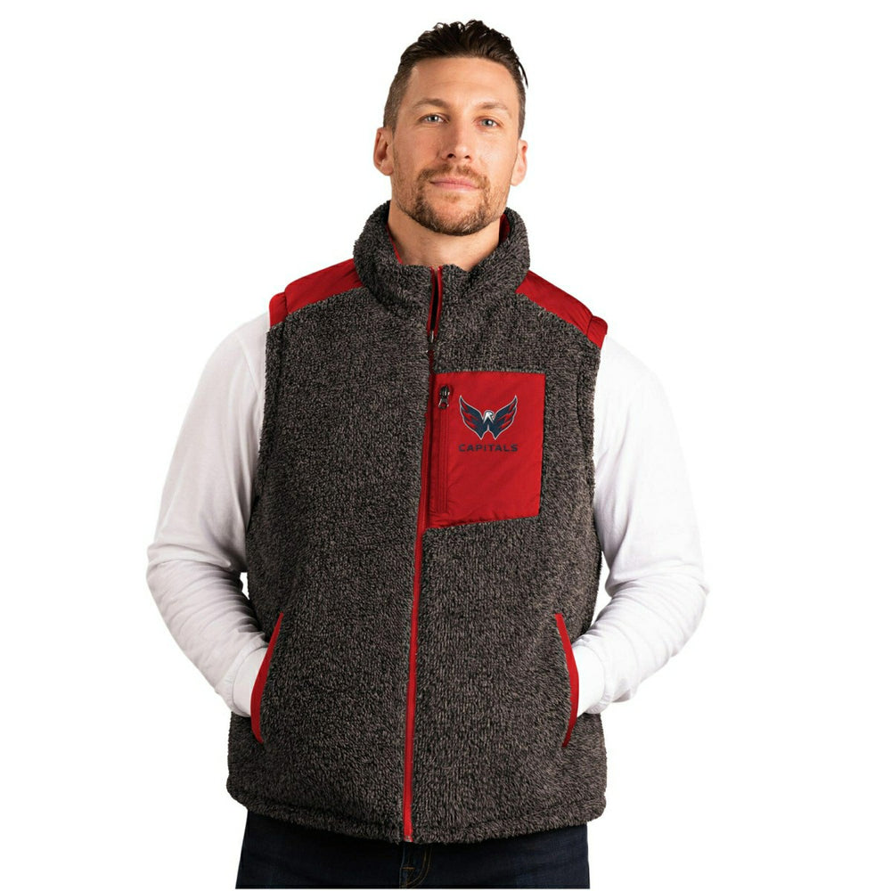 Washington Capitals G-III NHL Reversible Sherpa Winter Vest - Taass US