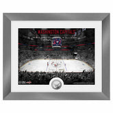 Washington Capitals Art Deco Stadium Silver Coin Framed NHL Photo - Taass outlet