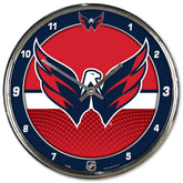 Washington Capitals Chrome NHL Wall Clock - Taass sale